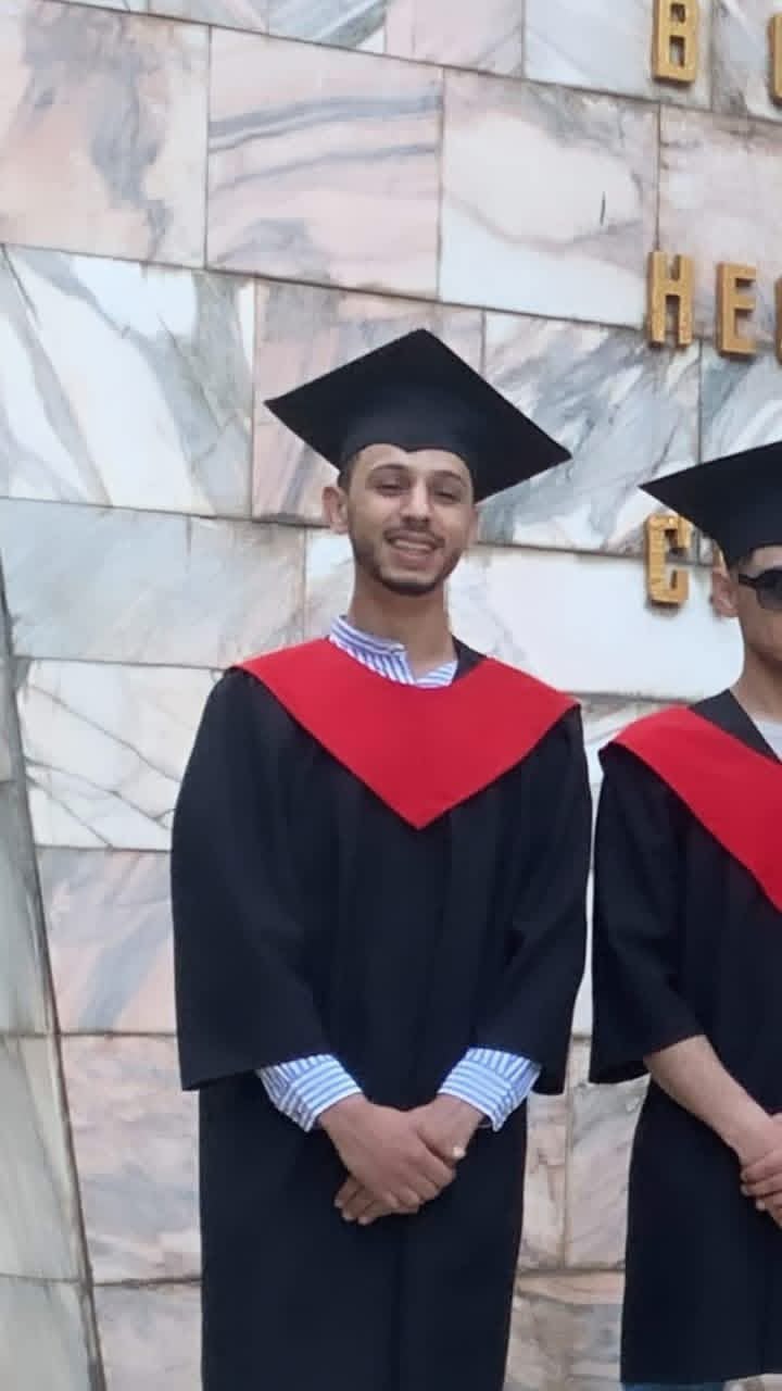 Mehdi Annouch lors de la remise des diplômes
